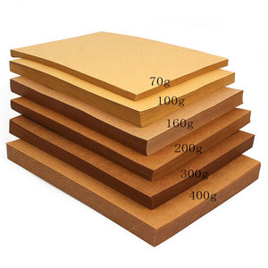Logo personalizzato 250g 300g stampabile rivestito non rivestito marrone imballaggio <span class=keywords><strong>A3</strong></span> <span class=keywords><strong>A4</strong></span> <span class=keywords><strong>fogli</strong></span> di carta Kraft da imballaggio - Product Image 1