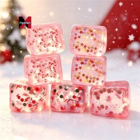 Série de Noël : Jouets anti-stress à presser, cubes de glace, outil magique anti-stress, cube d'eau de maltose