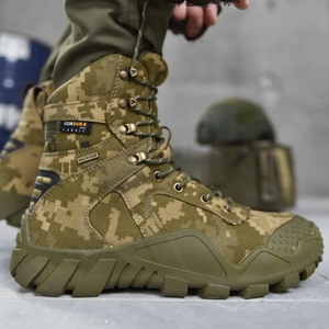 Botas Tácticas AS33 de 8 Pulgadas DFA1206, Disponibles en Stock y Personalizadas, Color Verde Oliva Digital con Camuflaje - Product Image 2