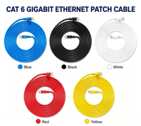 Cable de Red Ethernet Cat6 RJ45 de Alto Rendimiento, 250MHz, 24AWG, CCA, para Enrutador Gigabit, TV Box