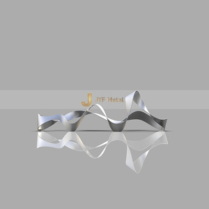 Custom Waterproof Art Deco Stainless Steel <b>Mirror</b> Polished Abstract Sculpture for Yard Decoration - Product Image 6