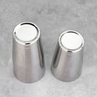 Shaker Boston lesté 600ml+800ml en acier inoxydable 304 poli miroir, avec logo personnalisé OEM ODM, pour bar