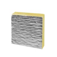 Panel de Lana de Vidrio con Lámina de Aluminio Opcional, Material Ignífugo para Divisiones Interiores, Reducción de Ruido y Ahorro de Energía