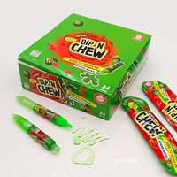 Op maat gemaakte zure fruitpen-vloeibare snoepjes groothandel zoete watermeloen smaak knijpjam vloeibare snoepjes