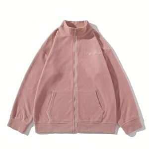 Sudadera con Cierre y Cuello Alto Unisex, Talla Grande, Color Sólido, Venta al Por Mayor y Dropshipping, Modelo H3012 - Product Image 5