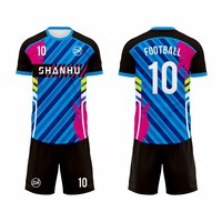 Tenues de football 7v7, ensembles d'entraînement complets, vêtements de football respirants en polyester pour hommes, femmes et équipes sportives