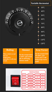 Vapor de maíz, vaporera eléctrica comercial de acero inoxidable, olla para sopa, gran capacidad, aplicación doméstica, uso doméstico de maíz - Product Image 5