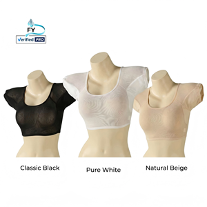 Nouveau débardeur anti-transpiration pour femme, réutilisable et lavable, avec coussinets absorbants pour les aisselles, protège les chemises et robes blanches des taches de sueur - Product Image 3
