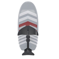 40 KM/H 8KW Planche à eau tout en fibre de carbone Hydroptère électrique E Foil Board avec système de batterie étanche