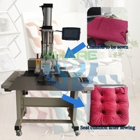 Machine à coudre automatique pour oreillers, coussins de chaise et motifs ronds pour ensembles de canapés