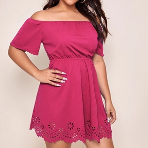 Robes élégantes pour femmes tendance 2025, mini robes à épaules dénudées pour femmes, vente chaude - Product Image 2