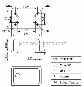 Oscillatore a Cristallo TCXO 32MHz 32.000MHz 0.5ppm 0.1ppm Rettangolare <span class=keywords><strong>OSC</strong></span> Nuovo di Zecca Alta Qualità - Product Image 6