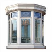 Fenêtres en baie en aluminium robustes Sunnysky avec verre de sécurité feuilleté, poteaux structurels résistants aux ouragans, pour villas et passages d'accès