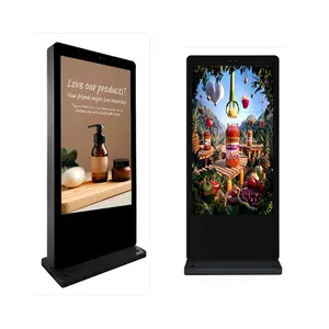 43 inç açık reklam LCD ekran özelleştirilmiş açık Totem Kiosk yazılımı dijital tabela ve reklamlar için görüntüler