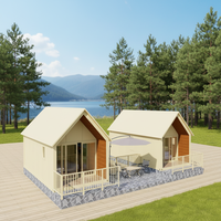 Maison-capsule de luxe à énergie solaire : Suite d'hôtel préfabriquée de conception française |   Maison conteneur en panneaux sandwich en acier de 20 pieds