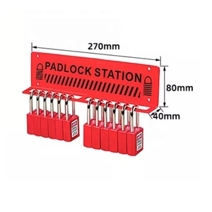 Centro di Bloccaggio Compatto per 10 Lucchetti, Rastrelliera per Lucchetti - Product Image 2