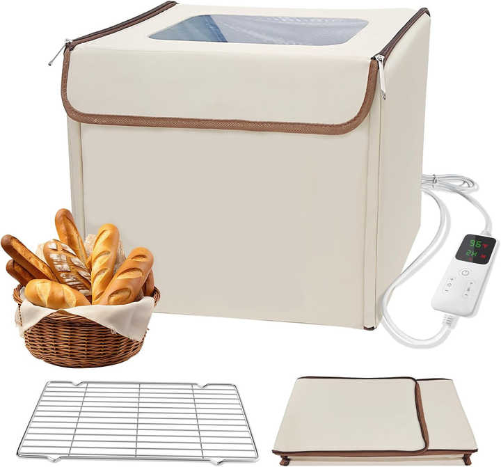 Electric Proofing Container Dough Proofer with Metal Rack Temp Control ...