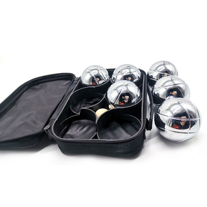 Boules <span class=keywords><strong>de</strong></span> pétanque en acier inoxydable, marque Strue, couleur argent, origine Chine, logo personnalisé, certifiées EN71, loisirs <span class=keywords><strong>de</strong></span> plein air, balles <span class=keywords><strong>de</strong></span> squash - Product Image 2