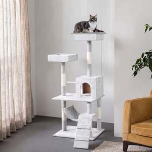 Torre de Madera para Mascotas con Diseño Personalizado, Proveedor de Muebles de Fábrica, Juguetes, Rascador para Gatos, Casa en el Árbol - Product Image 6