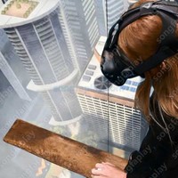 VR 초고층 빌딩 플랭크 워크 체험 가상 현실 어드벤처 게임 나무 VR 안경 학교 엔터테인먼트