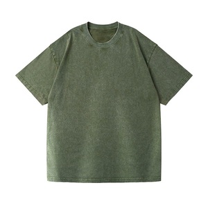 เสื้อยืดคอตตอน 100% หนัก 230 กรัม แบบสั่งทำพิเศษ OEM ODM ทรงโอเวอร์ไซส์ คอกลม แขนสั้น ไม่มีลาย พร้อมสกรีนโลโก้ - Product Image 4