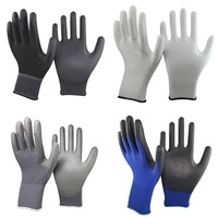 SRsafety EN388 4121X Nylon palme Pu beschichtete Arbeits handschuhe Handjob Lieferanten.
