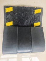 Couverture de protection anti-dérapante pour câbles, base en caoutchouc NBR, largeur 300-500 mm, pour la sécurité des allées au lieu de travail