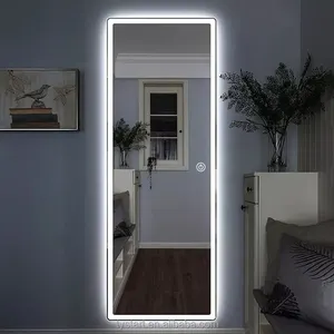 Led Light Mirror Dressing Mirror For Bedroom Salon Mounted On Wall Universal Mirror Cover With Led Lights