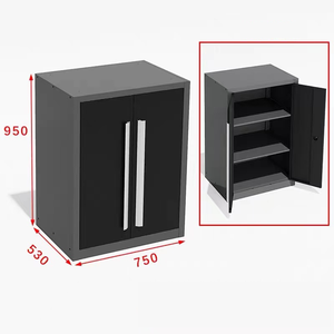 Armoire murale de garage en acier armoire à tiroirs armoire à double <span class=keywords><strong>porte</strong></span> pour le rangement d'outils de mécanicien pour l'<span class=keywords><strong>atelier</strong></span> de réparation automobile vélo - Product Image 4