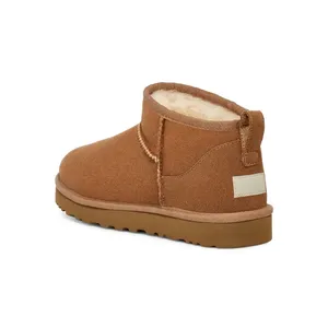 Chaussures de luxe <span class=keywords><strong>en</strong></span> coton de créateur, décontractées et tendance, bottes de neige antidérapantes et imperméables pour la plage, l'extérieur et l'hiver – Fermeture à enfiler - Product Image 6