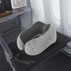 Bán Buôn Hình Chữ U Bộ Nhớ Bọt Du Lịch Gối In Logo Nap Gối Cho Máy Bay Xuất Khẩu Cross-Biên Giới - Product Image 4