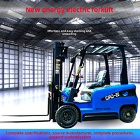 Chariot élévateur électrique à quatre roues et siège conducteur, 2 tonnes, à énergie nouvelle, pour le commerce transfrontalier, fourni par le fabricant