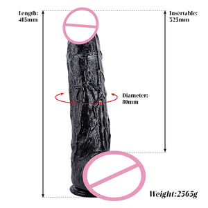 Enorme Zwarte Dildo Vrouwelijke Bulk Groothandelsprijs China Pvc <span class=keywords><strong>Sex</strong></span> Vrouwen Dildo 'S - Product Image 6