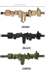 Molle Hệ Thống Thoải Mái Ngoài Trời Đào Tạo Vành Đai Nhiệm Vụ Nặng Nề Mềm Vành Đai Chiến Thuật Người Đàn Ông Với Túi Vest Chiến Thuật - Product Image 2