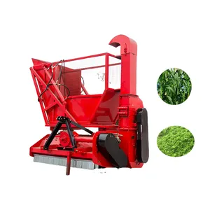 Straw Forage Harvester machine Walking Tractor Corn Reaper One Row Corn Silage Harvester Corn Cob recycling Machine for silage