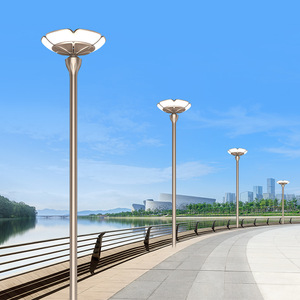 Lampadaire LED extérieur Pivoine Épanouieuse en alliage d'aluminium IP65, style européen, pour jardin, parc, villa - Product Image 4
