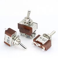 Interrupteur à bascule SPST SPDT 10A 250VAC 2 broches 3 broches On-off/on-on/on-off-on 3 positions 3 broches Interrupteur momentané DPDT Bakélite Instruments