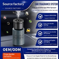 Diffuseur intelligent pour voiture, atomiseur en verre, démarrage et arrêt automatiques, rechargeable, vaporisateur de parfum automatique 120 ml pour voiture et maison, rafraîchisseur d'air