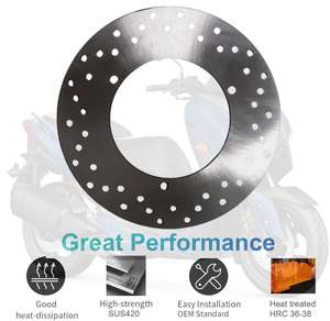 อะไหล่ X-MAX300 X Max <span class=keywords><strong>จาน</strong></span>เบรกหลัง 245 มม. รุ่น B74F582W0000 <span class=keywords><strong>ส</strong></span>ำหรับรถมอเตอร์ไซค์ Yamaha <span class=keywords><strong>XMAX</strong></span> 300 125 ปี 2018 ถึง 2024 - Product Image 4