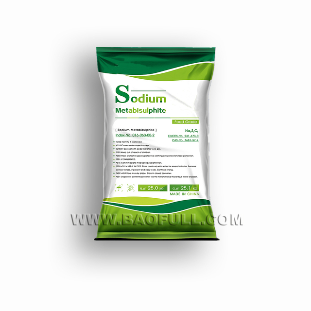 Industrial Food Grade Sodium Metabisulphite/Sodium Metabisulfite/Sodium Metabi Sulfite