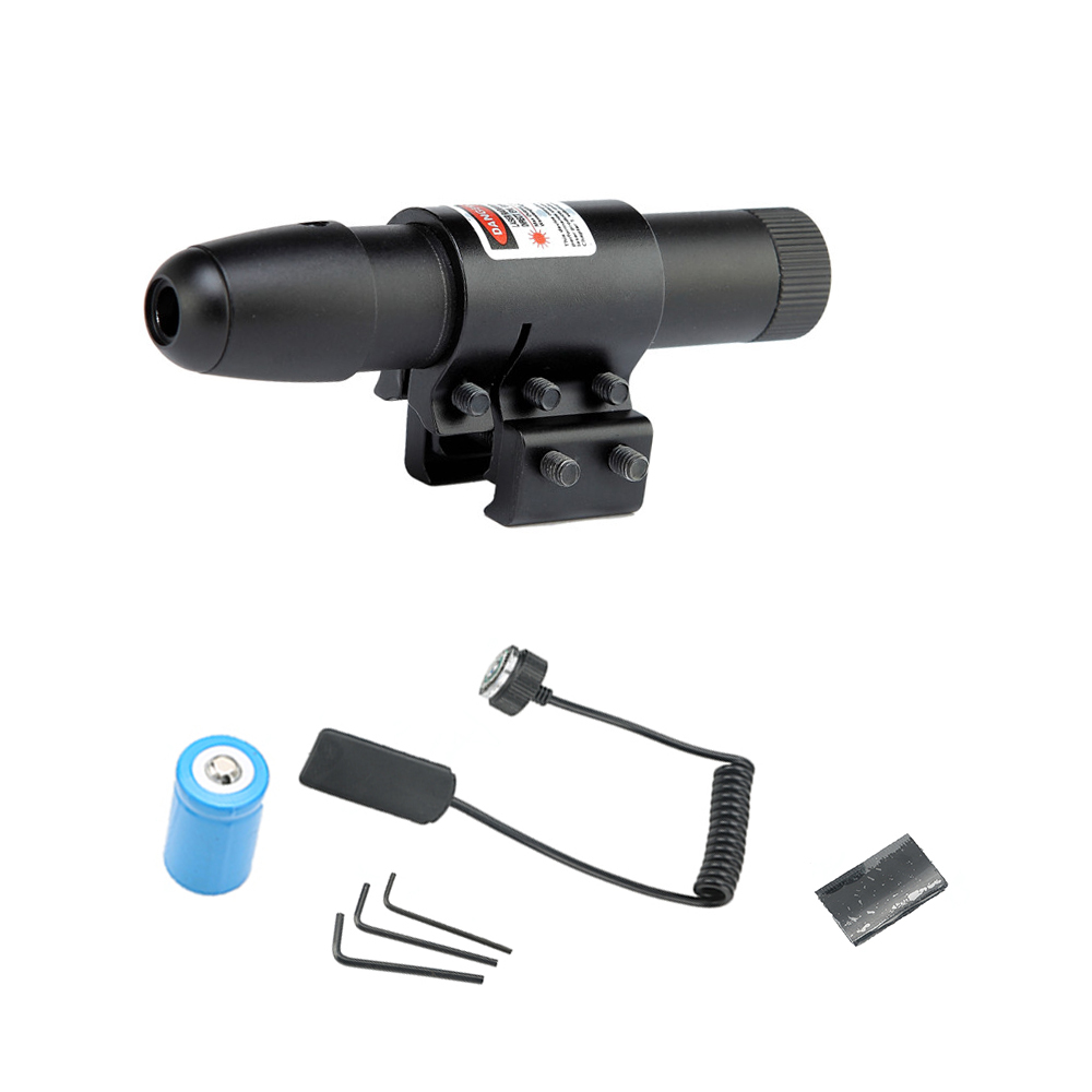 Tactical Adjustable Laser Sight Red Green Dot Scope for Hunting Green ...