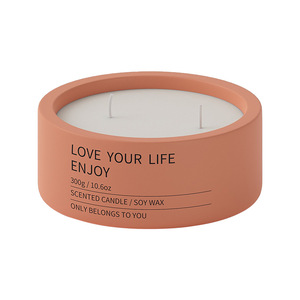 Candela Aromaterapica Nordica Semplice in Ceramica, Altamente Profumata, Ecologica, Senza Fumo, di Alta Qualità, per Uso Domestico, Contenitore Vuoto Fai-da-Te - Product Image 5