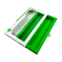 Boîtes en papier personnalisées de haute qualité, écologiques et recyclables, avec fenêtre en PVC, pelliculage mat et gaufrage pour étuis de téléphone portable