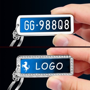 Porte-clés promotionnels de luxe pour hôtels et motels, souvenirs personnalisés avec logo, en alliage de zinc, vierges pour sublimation, en métal - Product Image 4