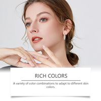 Palette de maquillage multifonctionnelle AMZ : Poudre compacte, fard à paupières, contouring, blush, illuminateur – Tenue longue durée, tout-en-un, portable, pour usage quotidien