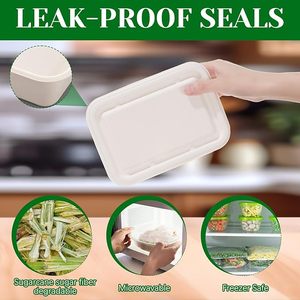 จานขนมหวานขนาดเล็กย่อยสลายได้ ทนทาน ไม่ฟอกขาว ทำจากเยื่อชานอ้อยและเส้นใยไม้ไผ่ - Product Image 4