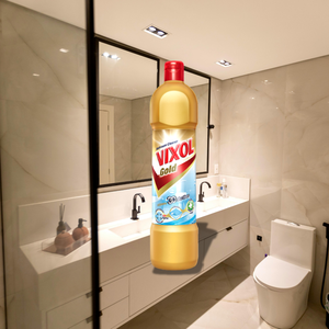 Nettoyant WC Vixol Gold 900ml – Liquide Puissant Haute Efficacité pour un Nettoyage Efficace des Toilettes - Product Image 1