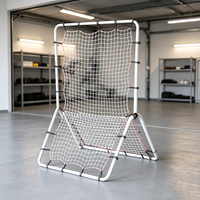 Récepteur de ballon de football à cadre métallique robuste, 4 directions, filet de rebond, montage facile, pour jeunes, entraînement de tir et de passe, Vance Sports