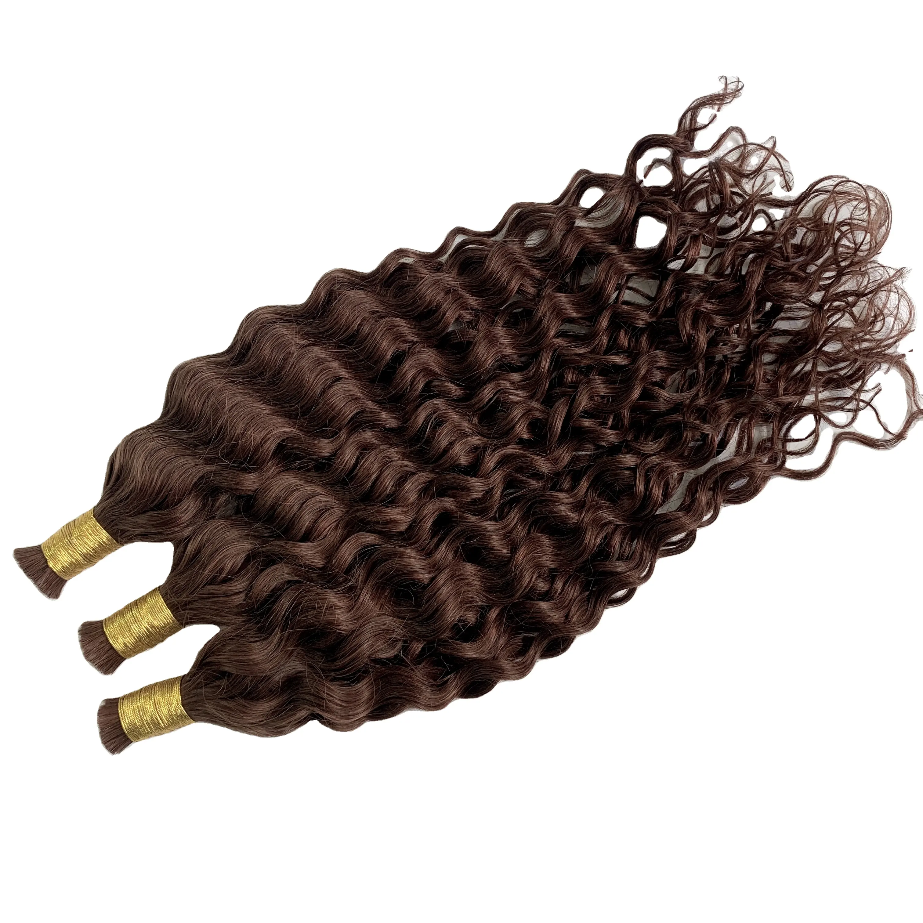 wholesale price bundles hair for braiding #33 curly human braiding hair bulk human Hair For Braiding