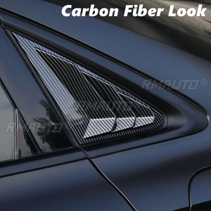 2 Piezas de Cubiertas Decorativas para Ventanas Traseras de Coche, para Audi A3 8V Sedán 2014 2015 2016 2017 2018 2019, Rejillas de Ventilación Laterales - Product Image 4